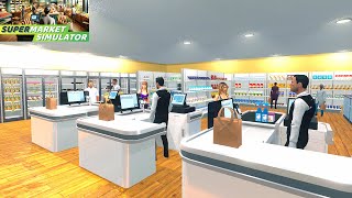 TOKO KU SEMAKIN BESAR KAYA CARREFOUR DENGAN 3 MEJA KASIR Supermarket Simulator GAMEPLAY 4 [upl. by Snook132]