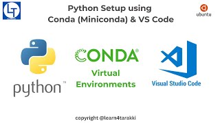 Python Setup on Linux Ubuntu using Miniconda and VS Code [upl. by Hodges]