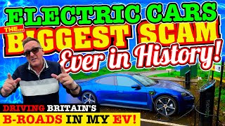 DRIVING Britains B Roads in my ELECTRIC CAR rEVeals why EVs are the BIGGEST SCAM EVER in HISTORY [upl. by Zennas]