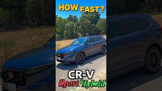 How Fast is the 2024 Honda CRV [upl. by Truitt]