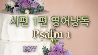 Psalm 시편 1편 ESV 영어성경 낭독  30분 연속재생 반복듣기 [upl. by Anerahs]