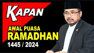 Kapan Puasa Ramadhan 2024  1 Ramadhan 2024 jatuh pada tanggal  Sidang Isbat Ramadhan 2024 [upl. by Monroy]