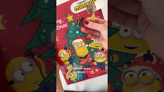 Minions advent calendar shorts asmr chocolate adventcalendar minions [upl. by Yank217]