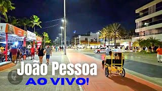 Quarta à Noite na Orla  João Pessoa ao Vivo  Brasil [upl. by Malan]