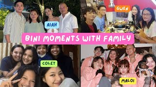 ENG SUB BINI Moments With Their Family Part 1  BINI VIDEOS [upl. by Aya260]