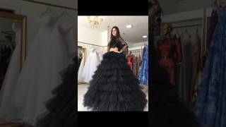 DIY full layeredtiered tulle skirt with an elastic waistband full video on peshstyle tulleskirt [upl. by Yadnil653]