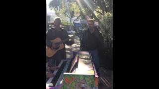 Homeless Man Plays Piano Beautifully With Friends Sarasota FL ORIGINAL [upl. by Yevi]