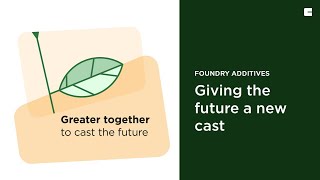 Clariant foundry additives – Supporting foundries’ sustainability transformation [upl. by Behn]