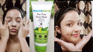 Mamaearth Tea Tree Face Wash Review  Face Wash For Acne Prone Skin  Beauti Skills [upl. by Niarbo]