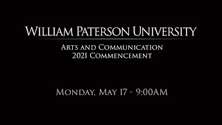 Commencement Ceremony 2021  College of Arts and Communication [upl. by Aneroc]