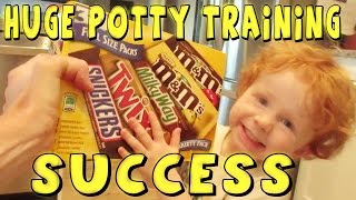 HUGE POTTY TRAINING SUCCESS [upl. by Ppik]