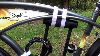 D I Y Mount for bicycle u lock [upl. by Neirrad]