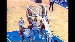 Cliff Levingston Putback Poster Dunk on Spencer 1990 [upl. by Tnerb]