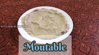 മുത്തബൽ How to make Moutabel  Arabic Food recipe moutabel recipe  easy recipe [upl. by Yann]