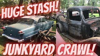 HUGE collection of early Ford parts and projects Hemis 4 speeds Big Blocks Flatheads and MORE [upl. by Adnuhsar119]