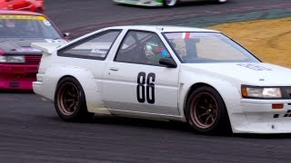 TRD AE86 Race Car  Part 3 Race [upl. by Htiffirg812]