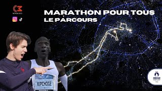 JE TESTE LE PARCOURS DU MARATHON POUR TOUS DE PARIS 2024 [upl. by Orit764]