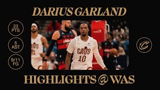 Cavs at Wizards  Darius Garland Highlights  10262024 [upl. by Lienet510]