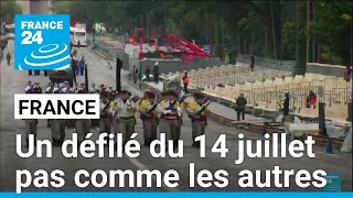 France  un défilé du 14 juillet pas sur les ChampsÉlysées mais avec la flamme olympique [upl. by Atila]