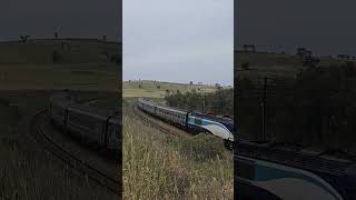 Melbournebound XPT at Jindalee NSW Australia [upl. by Derwin830]