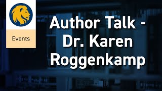 Author Talk  Dr Karen Roggenkamp Lizzie Borden Spinster on Trial [upl. by Siryt]