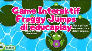 Terbaru dengan AI  Game Interaktif Froggy Jumps di Educaplay [upl. by Tiana]