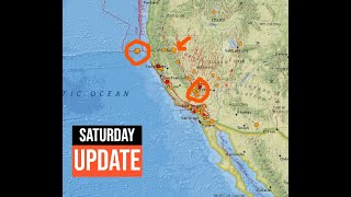 West Coast Elevated Earthquake activity Odd quake near Susanville Saturday 10262024 [upl. by Nibroc]