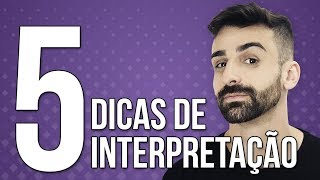 5 DICAS DE INTERPRETAÇÃO DE TEXTO  Prof Felipe Moraes [upl. by Hajar]