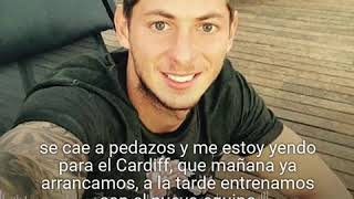 El audio que Emiliano Sala envió a sus amigos dentro de la avioneta quotQué miedo que tengoquot [upl. by Orihakat]