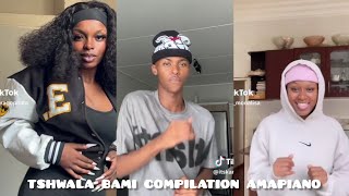 tshwala bami compilation amapiano TikTok 2024 dance moves challenge 2024🔥💃 [upl. by Teodoor]