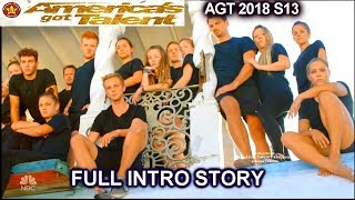 Zurcaroh Members Different Professions FULL INTRO STORY Americas Got Talent 2018 Semifinals 1 AGT [upl. by Eliathan472]