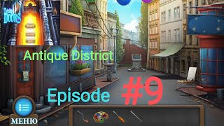 Tricky Doors  Level 9 Antique District Walkthrough Прохождения [upl. by Coop]