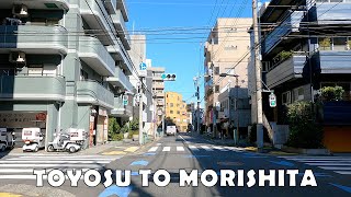 Tokyo Drive Japan 4K  Toyosu to Morishita [upl. by Miarhpe12]