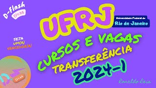 UFRJ  Transferência 20241  Cursos e Vagas [upl. by Behnken332]