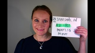 Video 226 Norskprøve muntlig A2B1 spørsmål [upl. by Hecklau]