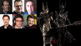 Animated Voice Comparison Sauron Lord of the Rings [upl. by Bayless38]