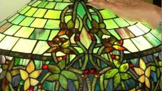 How Tiffany Style Lamps Are Made [upl. by Inverson607]