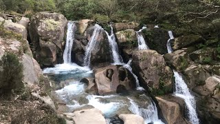 Disfrutando del agua Fervenza de Noveira mazaricos [upl. by Egiaf]