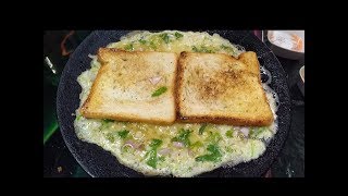 ब्रेड ऑमलेटBread Omelette Recipe in HindiQuick Breakfast Recipe 56 [upl. by Ibby259]