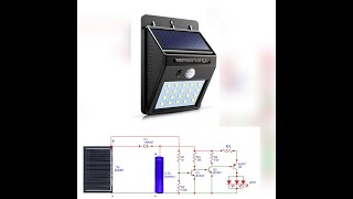 Solar LED Light circuit with Transistors [upl. by Audra473]