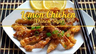 Lemon Chicken Recipe Chinese Style [upl. by Adena283]