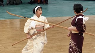 Yoshinryu Naginatajutsu  42nd Japanese Kobudo Demonstration 2019 [upl. by Ahsonek]