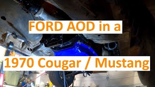 Overdrive install in a 1970 Mustang  Cougar Part 1 Fitting [upl. by Froma]