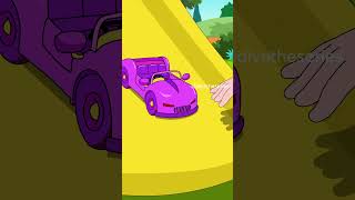 ten little cars shorts animation 10littlenumbers [upl. by Firehs54]