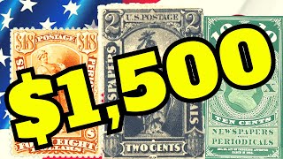 MOST EXPENSIVE and VALUABLE AMERICAN STAMPS worth a fortune [upl. by Alwitt446]