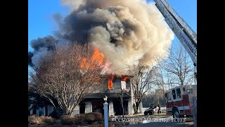 2 Alarm Fire Haverhill Ma 122622 [upl. by Yllim]