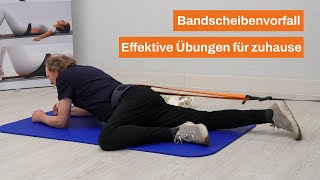 Bandscheibenvorfall  Effektive Übungen für zuhause [upl. by Alram]