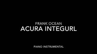 Frank Ocean Acura Integurl Instrumental [upl. by Nakashima9]