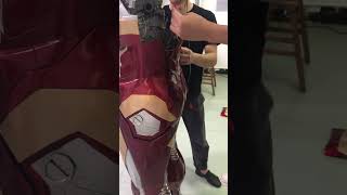 Assembling an iron man suits back armor [upl. by Vladimar353]