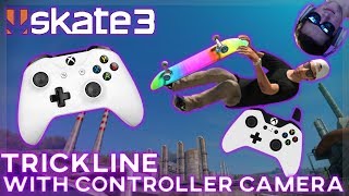 Skate 3  Tricklining With Controller Cam [upl. by Canada]